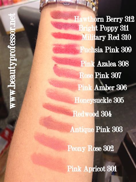 burberry lip velvet matte swatches